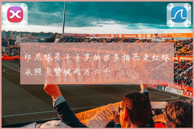 印尼球员卡卡罗纳尔多梅西走红球衣照点赞破两万六千